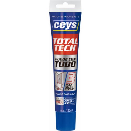 CEYS TOTAL TECH TRANSPARENTE TUBO 125ML